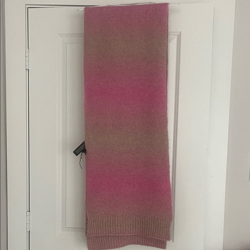 NWT Rag & Bone Pink Multi HOLLY Scarf Pink
